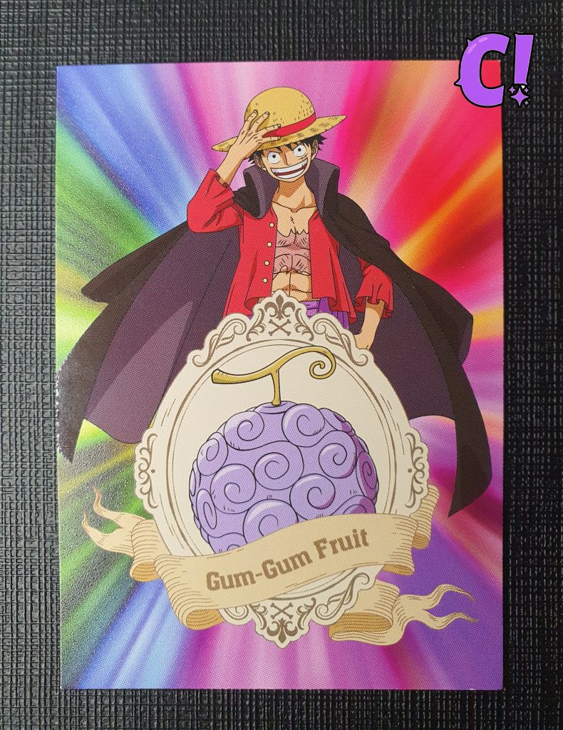 One piece luffy panini card