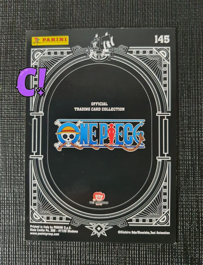Luffy card 145 panini 