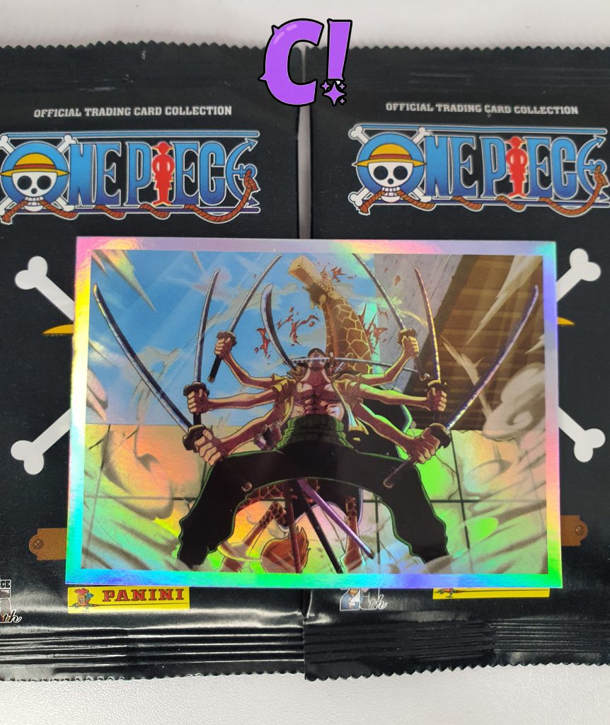 Zoro card holo panini 25° anniversario