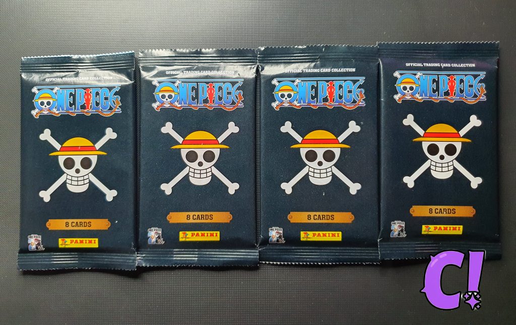 Pacchetti one piece card collection panini 25° anniversario