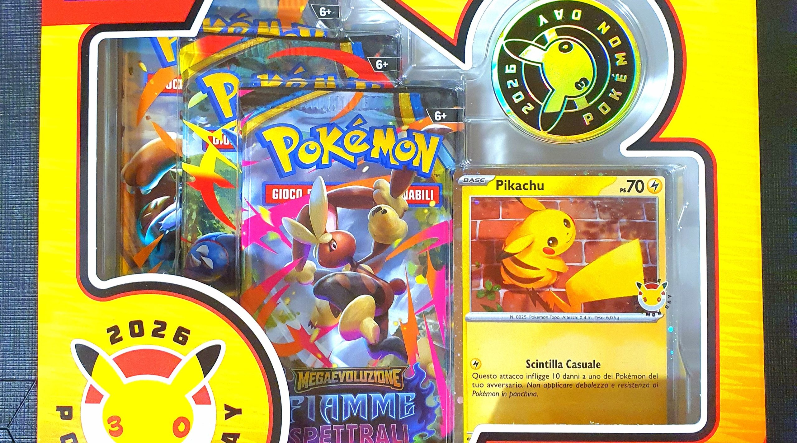 COLLEZIONE POKEMON DAY 2026: pikachu card 30 anni