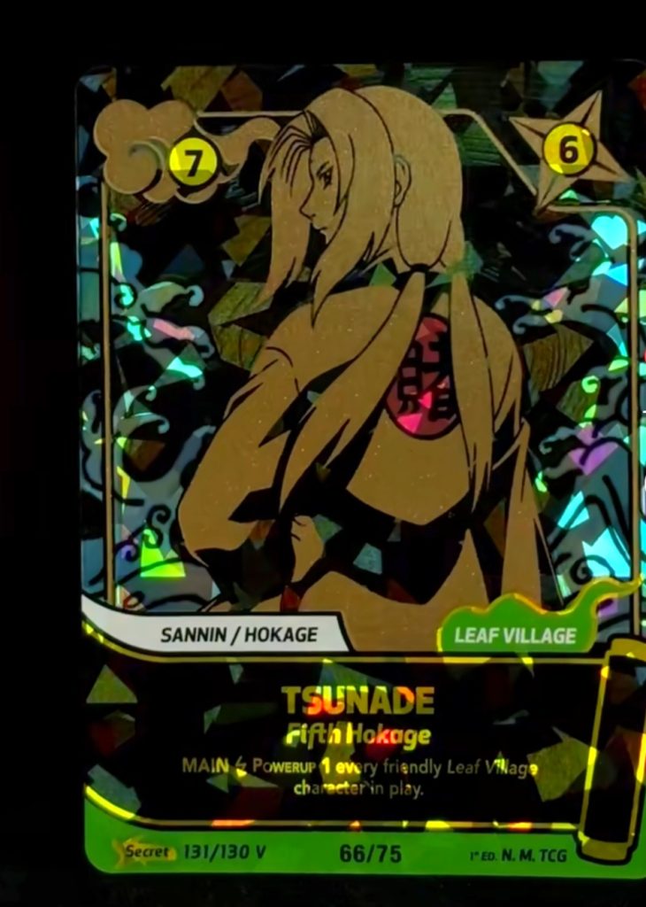 Tsunade card secret rare holo mythos 