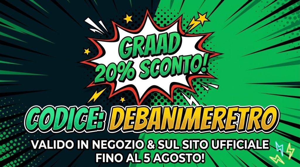Graad 20% di sconto con codice debanimeretro 
